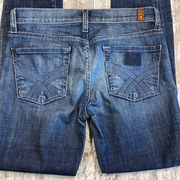 7 For All Mankind Gwenevere Skinny Raw Hem Jeans - Picture 5 of 14